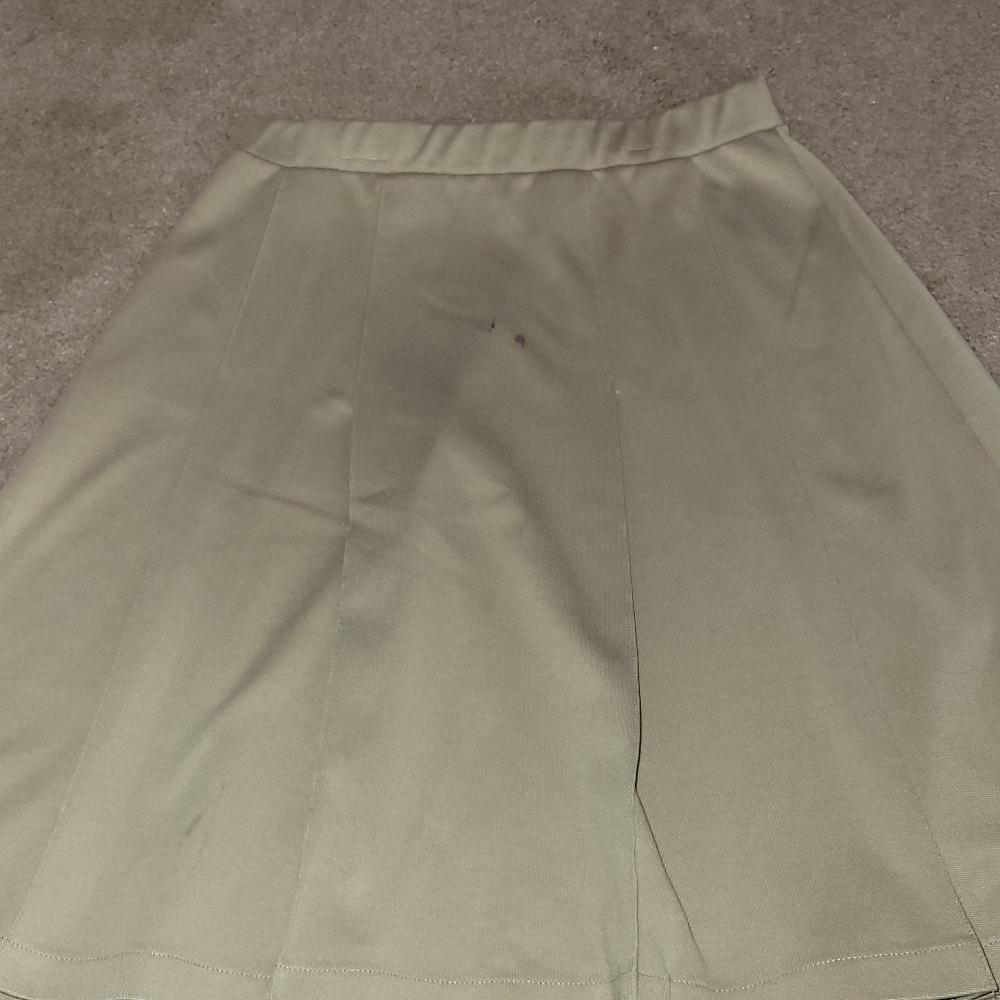 3 pleated skirts for school, just above the knee